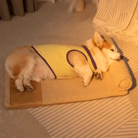Practical Removable Dog Plush Bed Neck Protection