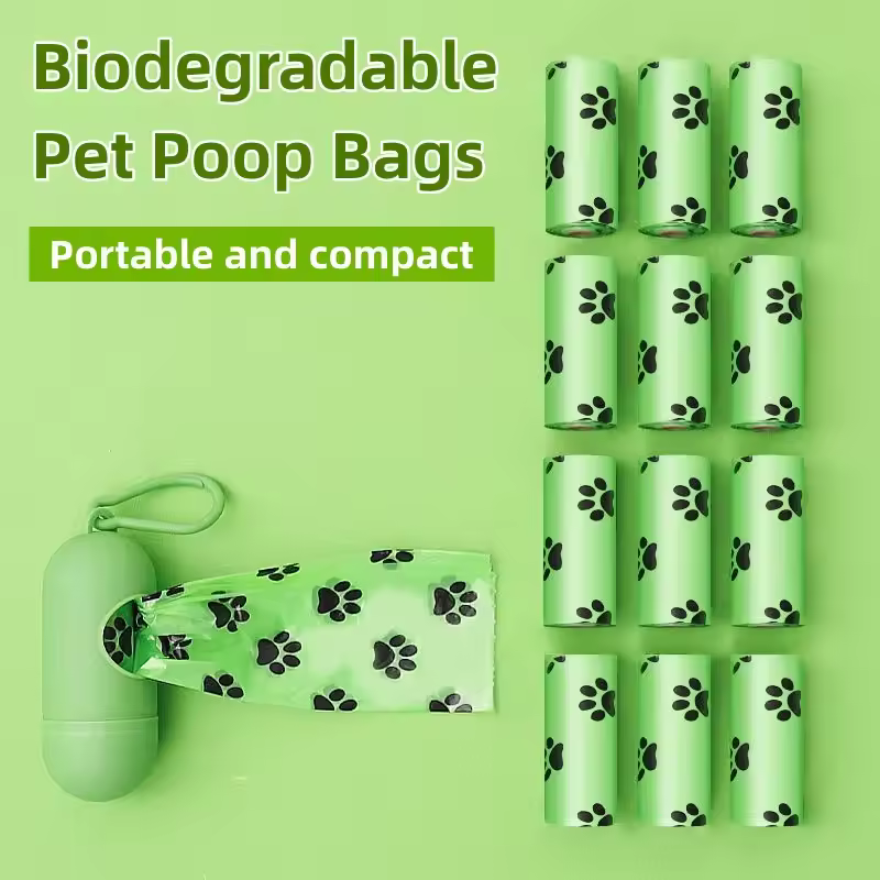 Biodegradable Pet Waste Bags Thickened Portable Printed - Image 6