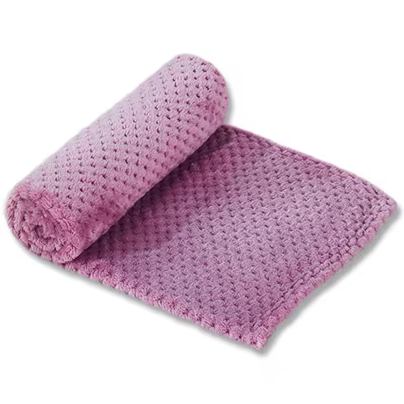 Soft Pet Blanket Plush Dog Sleeping Blanket Solid Color - Image 7