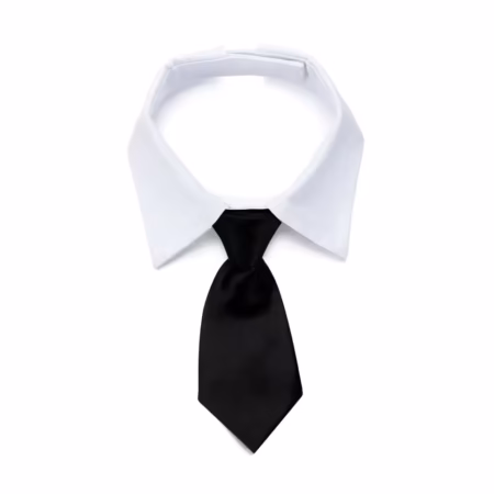 Pet Dog Cat Formal Necktie Tuxedo Bow Tie Black and Red