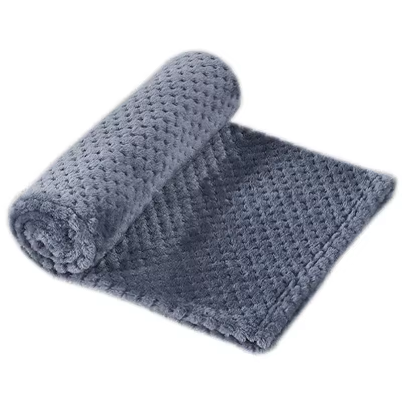 Soft Pet Blanket Plush Dog Sleeping Blanket Solid Color - Image 8